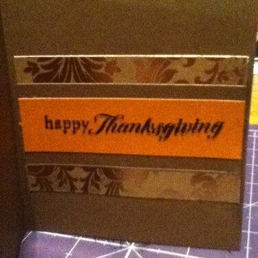 Inside of Thanksgiving card