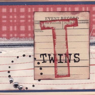Minnesota Twins Thank You Card