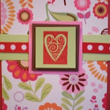 Valentines day card &amp;quot;flower power!&amp;quot;