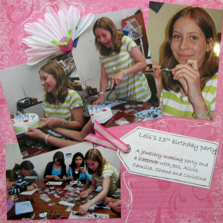 Lois&#039;s 13th birthday party page 1