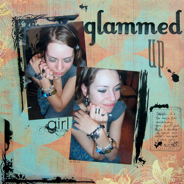 Glammed up girl