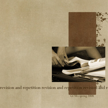 Revision and repetition