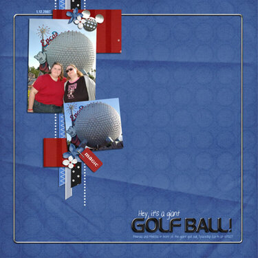 Its a giant golf ball!
