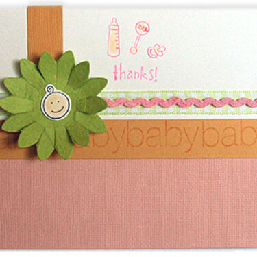 Baby Shower &quot;Thank You&quot; card