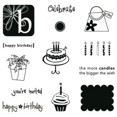 Cling Stamp Set