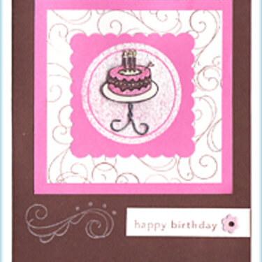 Birthday Cake Card