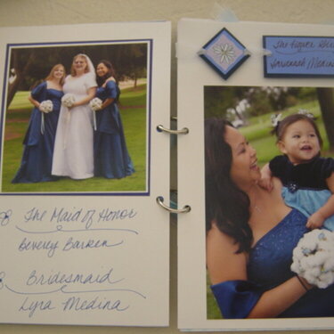 Mini Wedding Album Favor by Lyra  &amp; Kelly