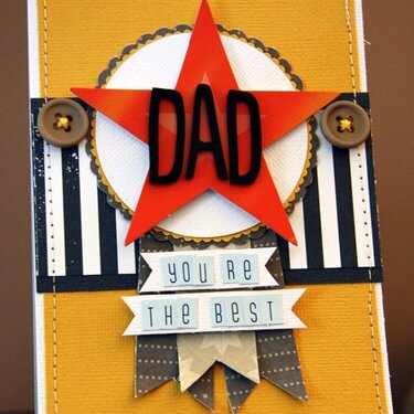 You&#039;re the Best Dad Card **American Crafts**