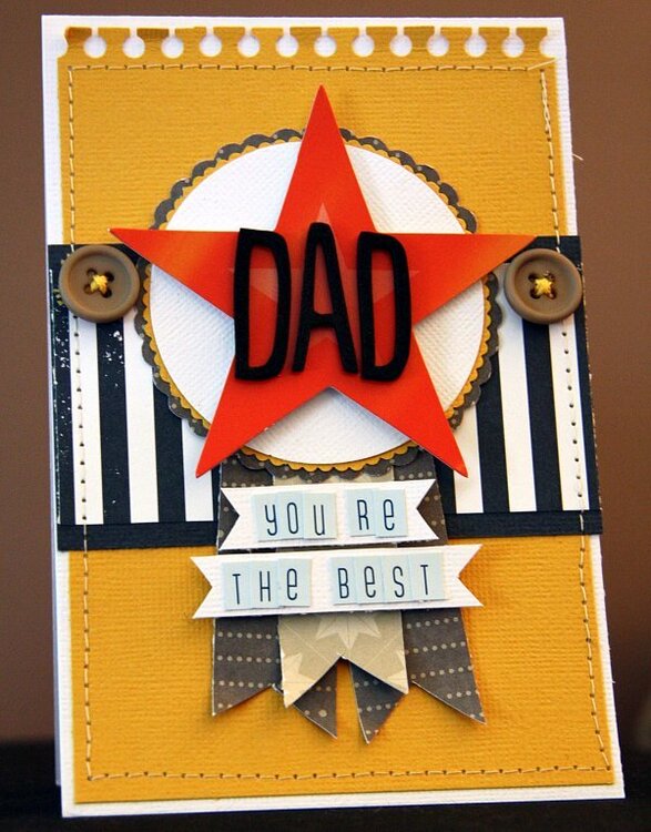 You&#039;re the Best Dad Card **American Crafts**