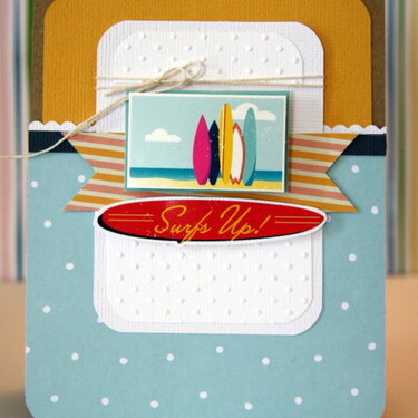 Surf&#039;s Up! card **American Crafts**