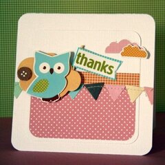 Thanks Card **American Crafts**