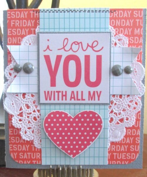 I love you with all my &lt;3 Dec Hip 2-B Square kit**