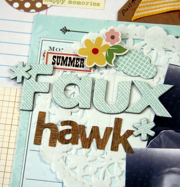 Faux Hawk **Simple Stories**