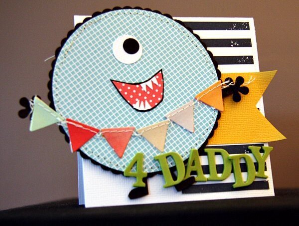 4 Daddy L&#039;il Monster Card **American Crafts**