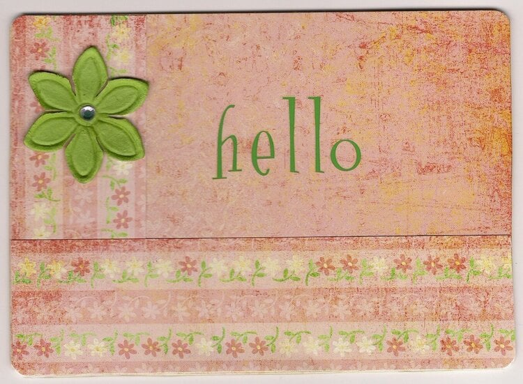 Simple Hello card