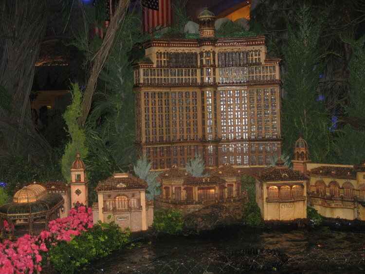 Miniature version of the Bellagio in Las Vegas