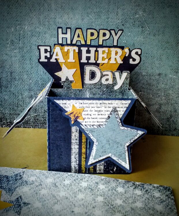 Happy Father&#039;s Day 3D box card
