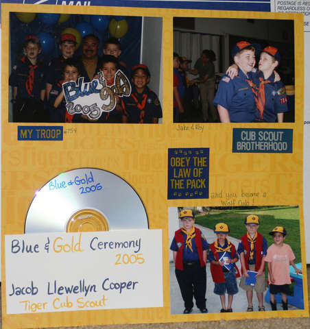 Blue and Gold Ceremony