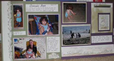Cristina&#039;s first beach experience