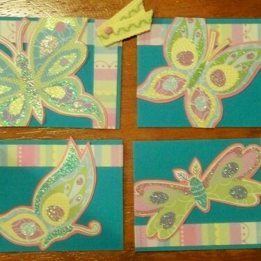 Artist Trading Cards for Swap - Butterflies