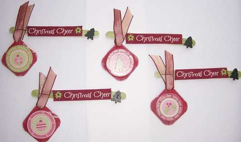 Altered Popsicle Sticks - Winter Holiday