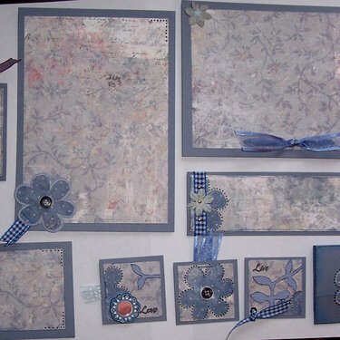 Blue Page Kit for Amarylis&#039;s Page Kit Swap