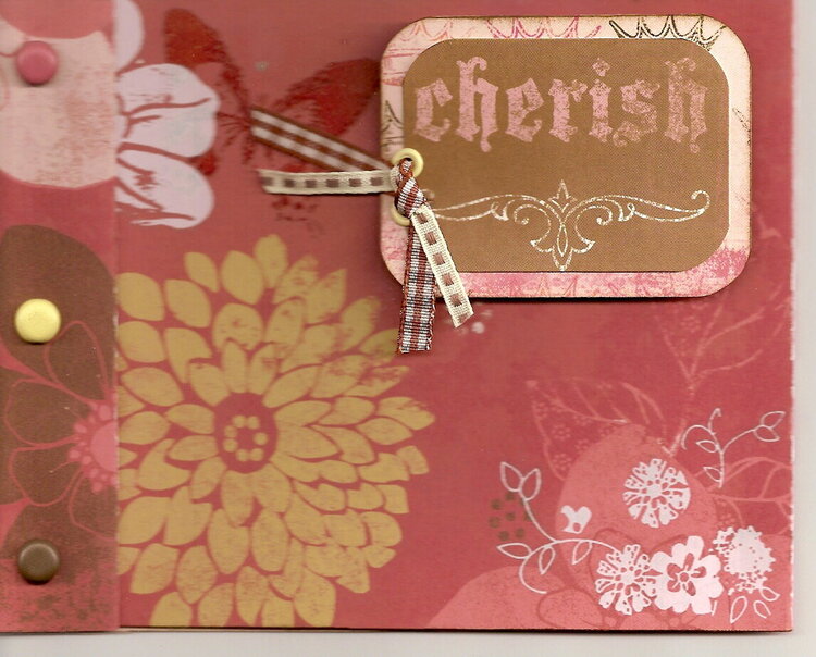 Cherish Matchbook Album