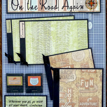 On the Road Again page kit