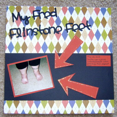My Fred Flinstone Feet