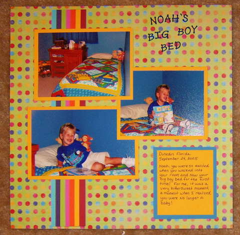 Noah&#039;s Big Boy Bed