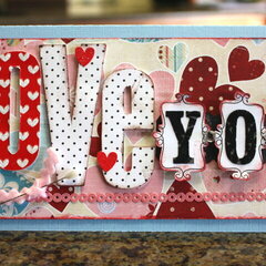 *LOVE YOU* card