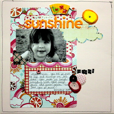 *OUR LITTLE SUNSHINE* Inspired Blueprints