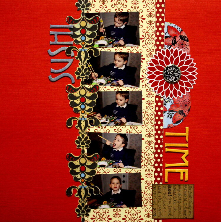 *SUSHI TIME* Scrapbook Circle