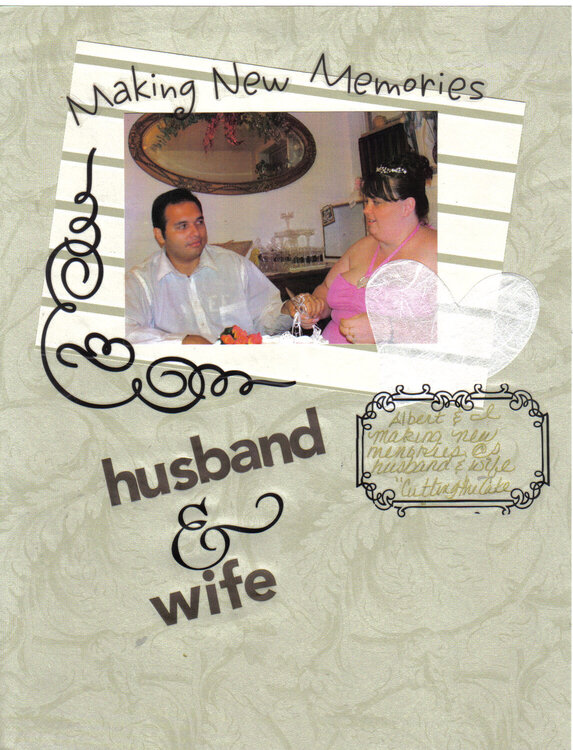 Making New Memoires as Husband and Wife