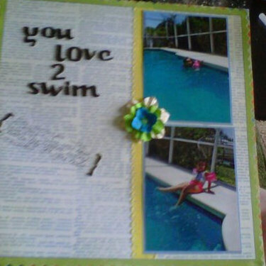 you love 2 swim