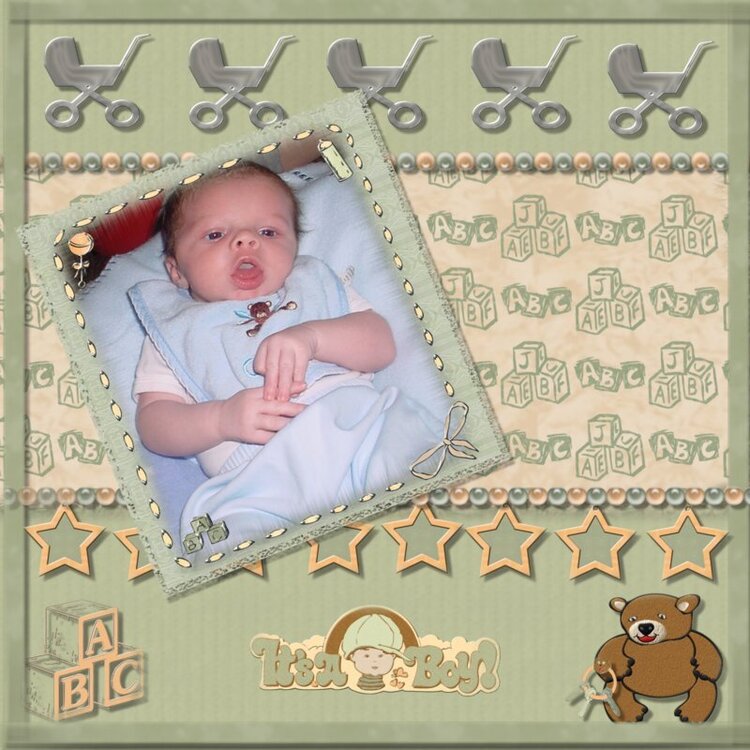 Conner Matthew - One Month Old