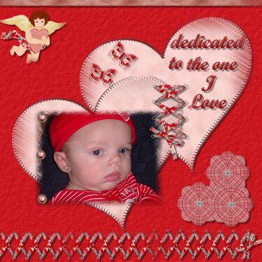 Conner Matthew in his Valentines Outfit