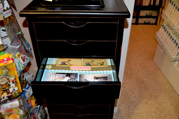 Scrapbook Cabinet