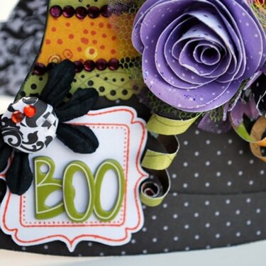 Witch&#039;s Hat Halloween Card Close Up