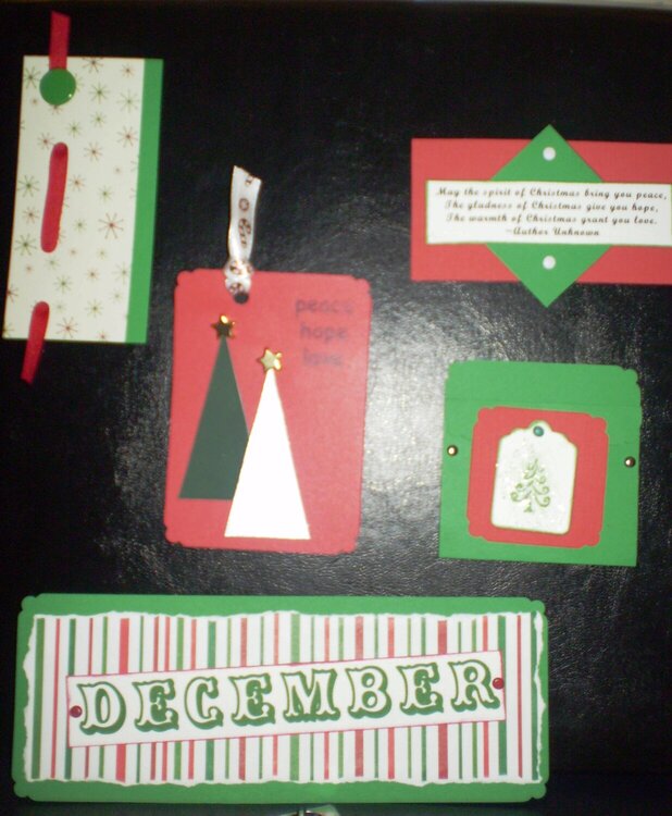 December page elements