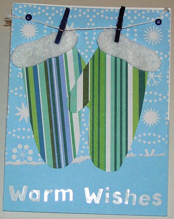 Warm Wishes Christmas card