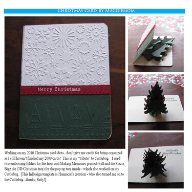 Pop-up Christmas Tree card