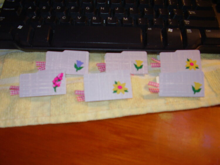 Puple Flower File Folders - I LOVE Purple Swap