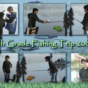 7th Grade fishing trip 2006