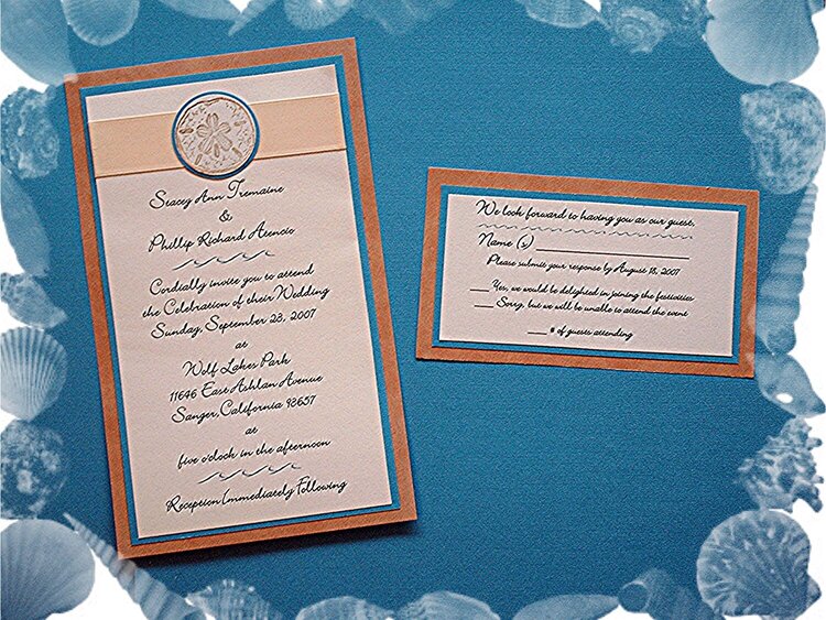 Wedding Invitation and Response Card