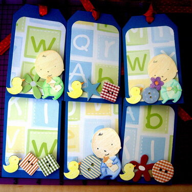 Baby Boy Handmade Gift Tags