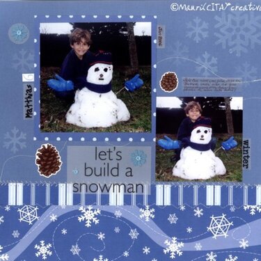 Let&#039;s build a snowman