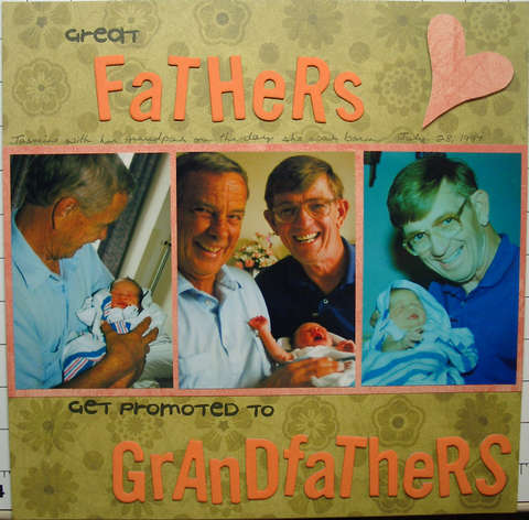 Great Fathers Get Promoted to Grandfathers