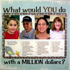 What would YOU do with a MILLION dollars?