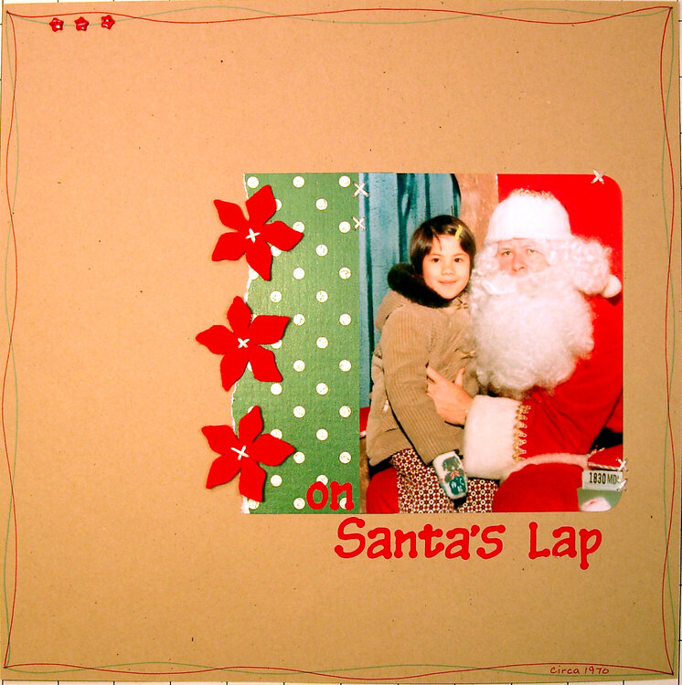 On Santa&#039;s Lap